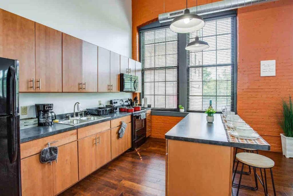 شقة Ny Style Centric Loft With King Bed By Park Av. روتشستر المظهر الخارجي الصورة